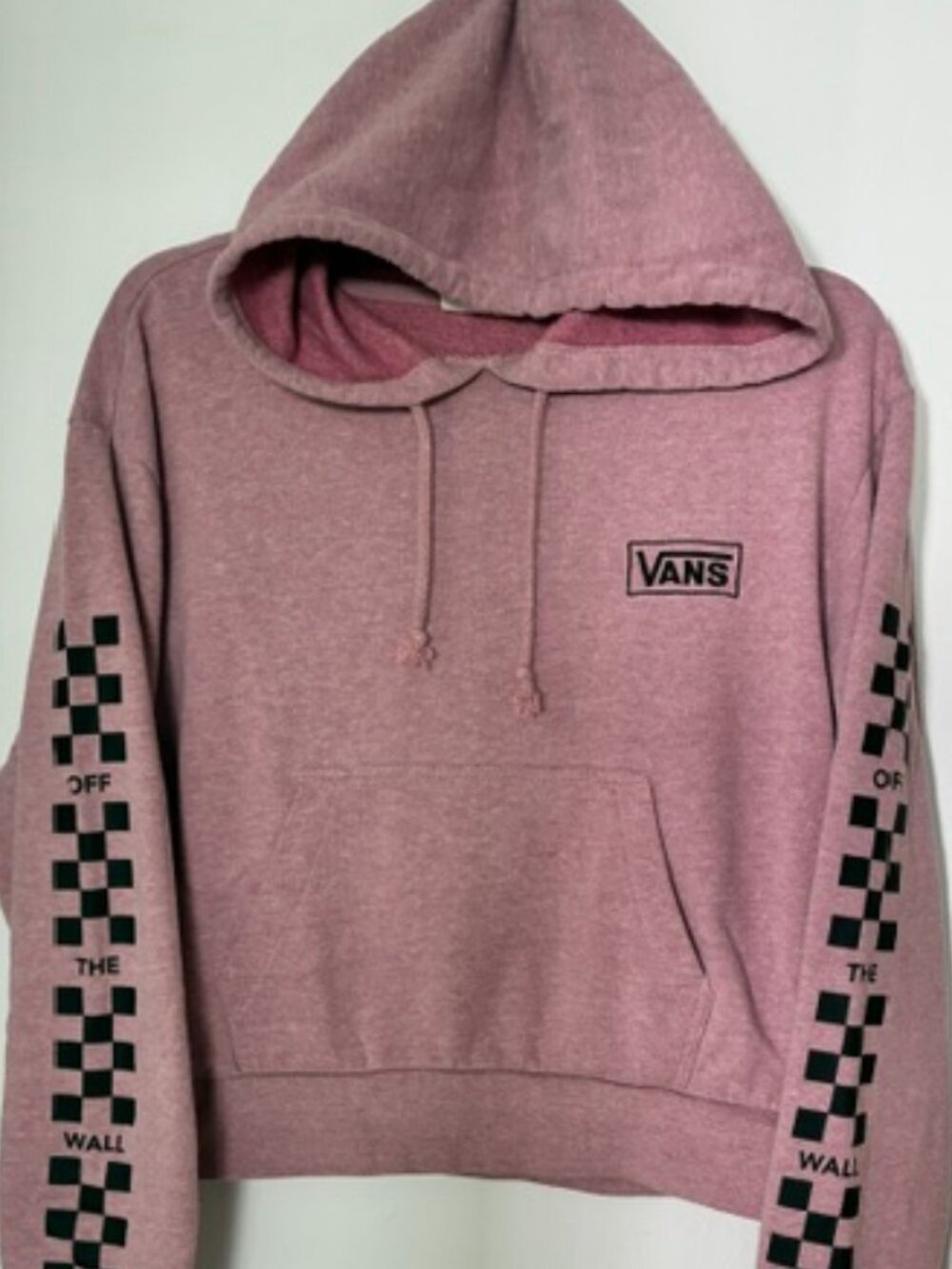 Van's Brand Sweatshirt Hoodie - Pink and Black - Like New!